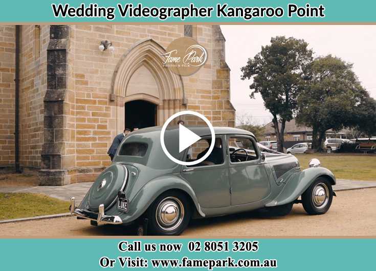 The bridal car at the church Kangaroo Point NSW 2224