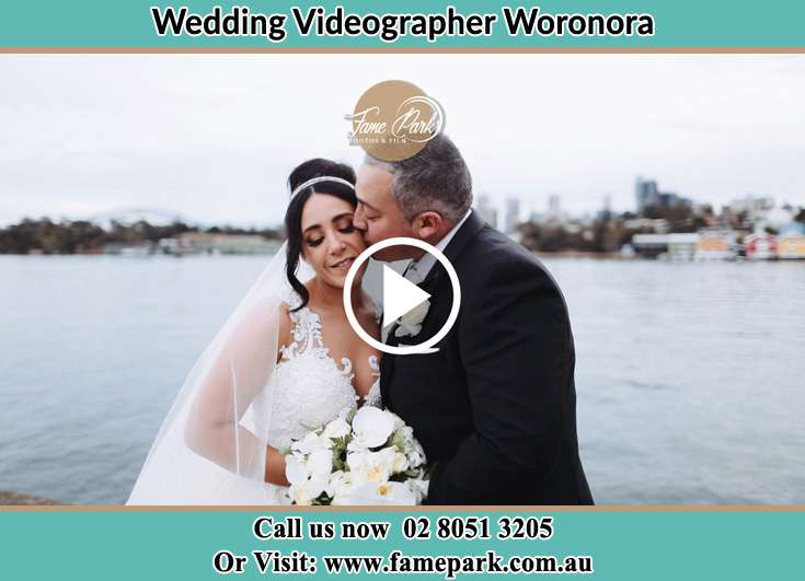 The newlyweds kissing Woronora NSW 2232